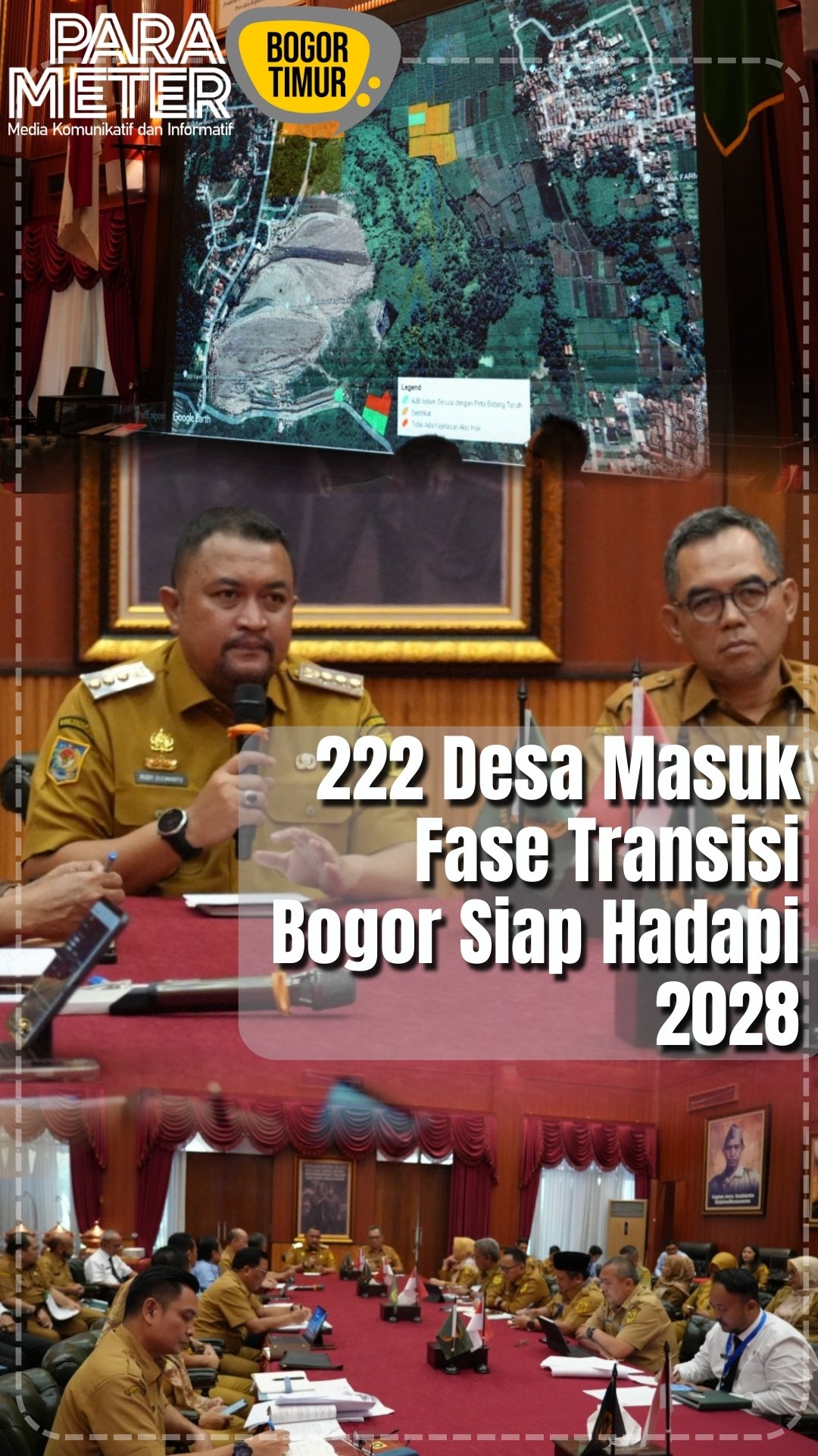 Lensa Bogor Timur Parameter - Rudy Susmanto Siapkan Transisi 222 Desa, Benahi TPA Galuga dan Perizinan Digital: Tiga Langkah Strategis Bogor 2026–2028
